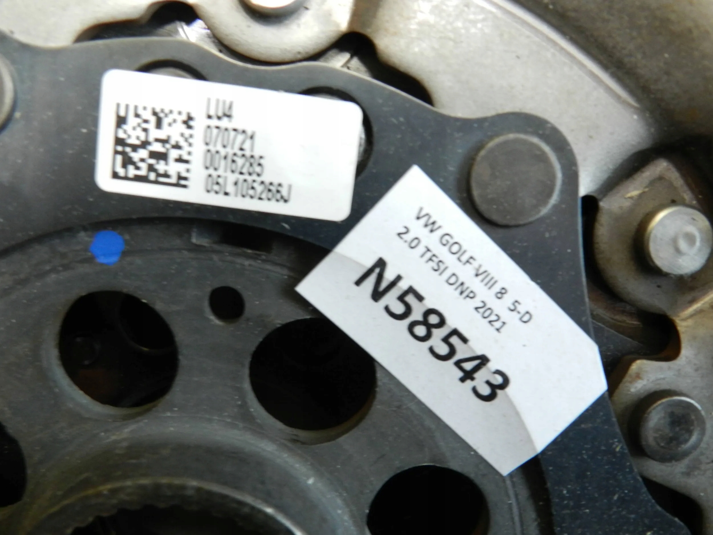 VW Golf VIII wheel flywheel DSG 05L105266J