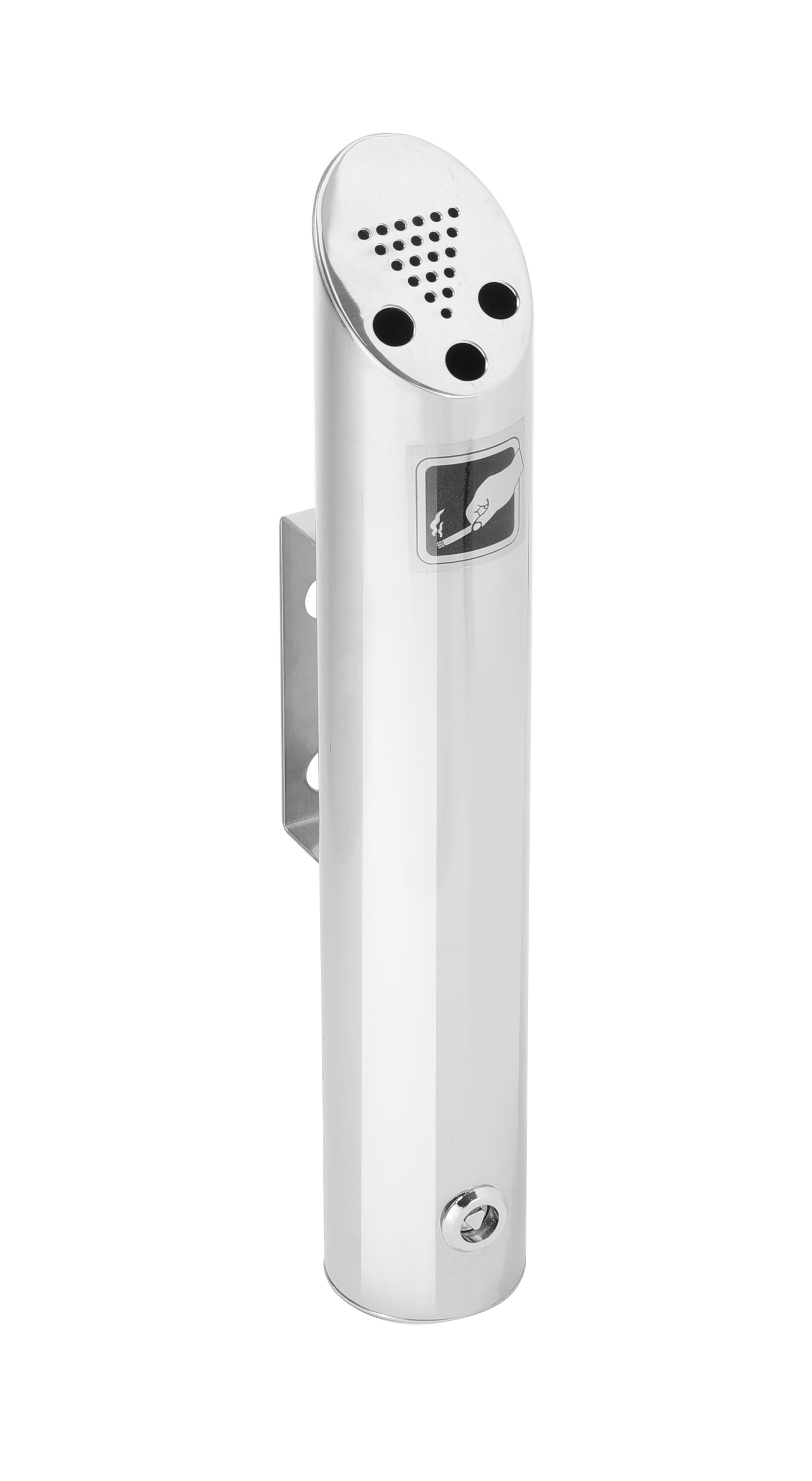 Levně Nástěnný popelník Hendi 440216 stříbrný