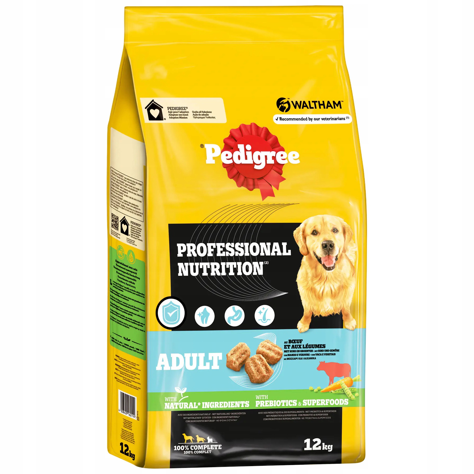 Krmivo pro psy Pedigree Professional Nutrition Hovězí maso 12 kg