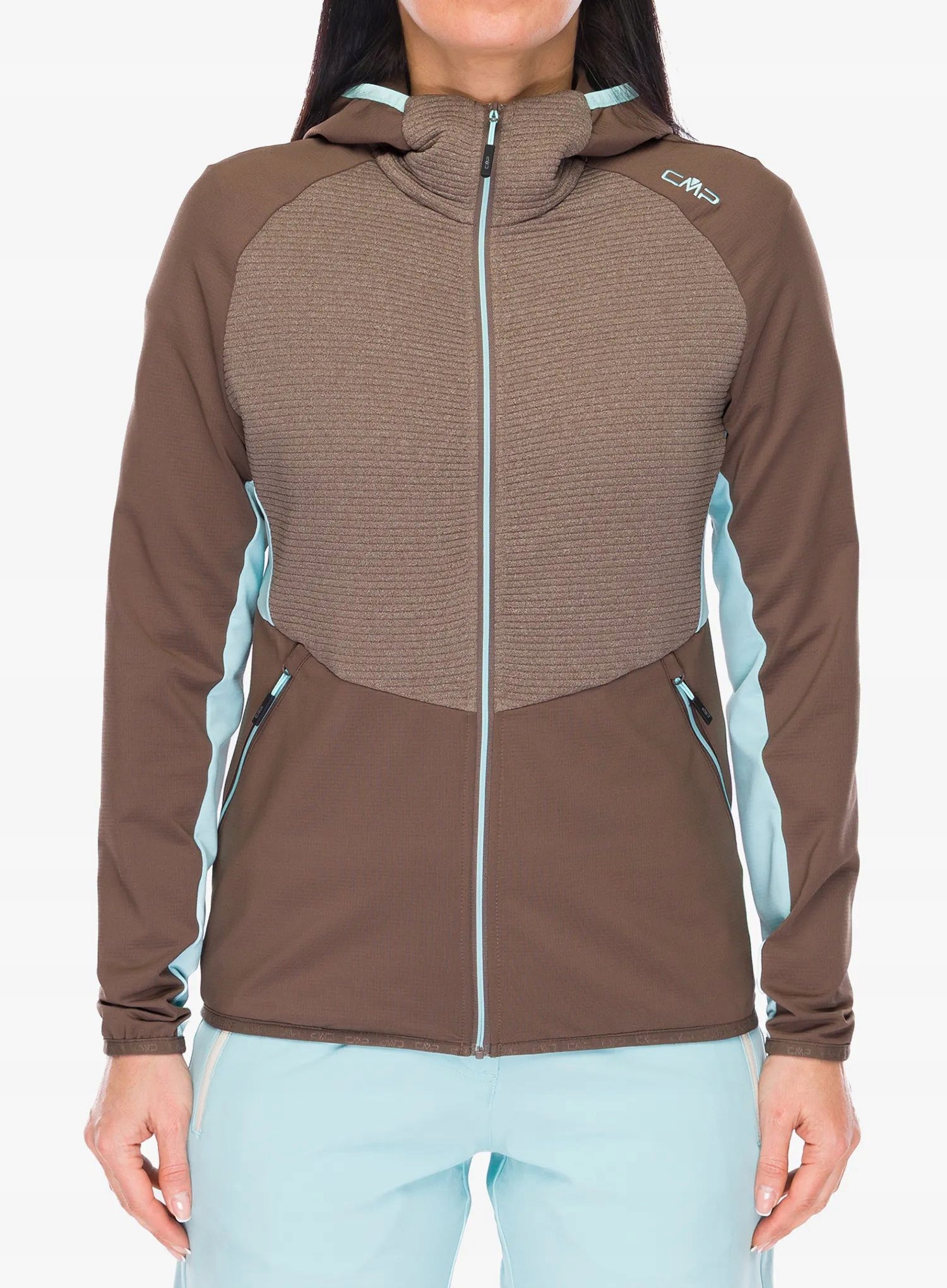 Dámská bunda Cmp Omber Jacket Fix Hood toffee 38 (s)