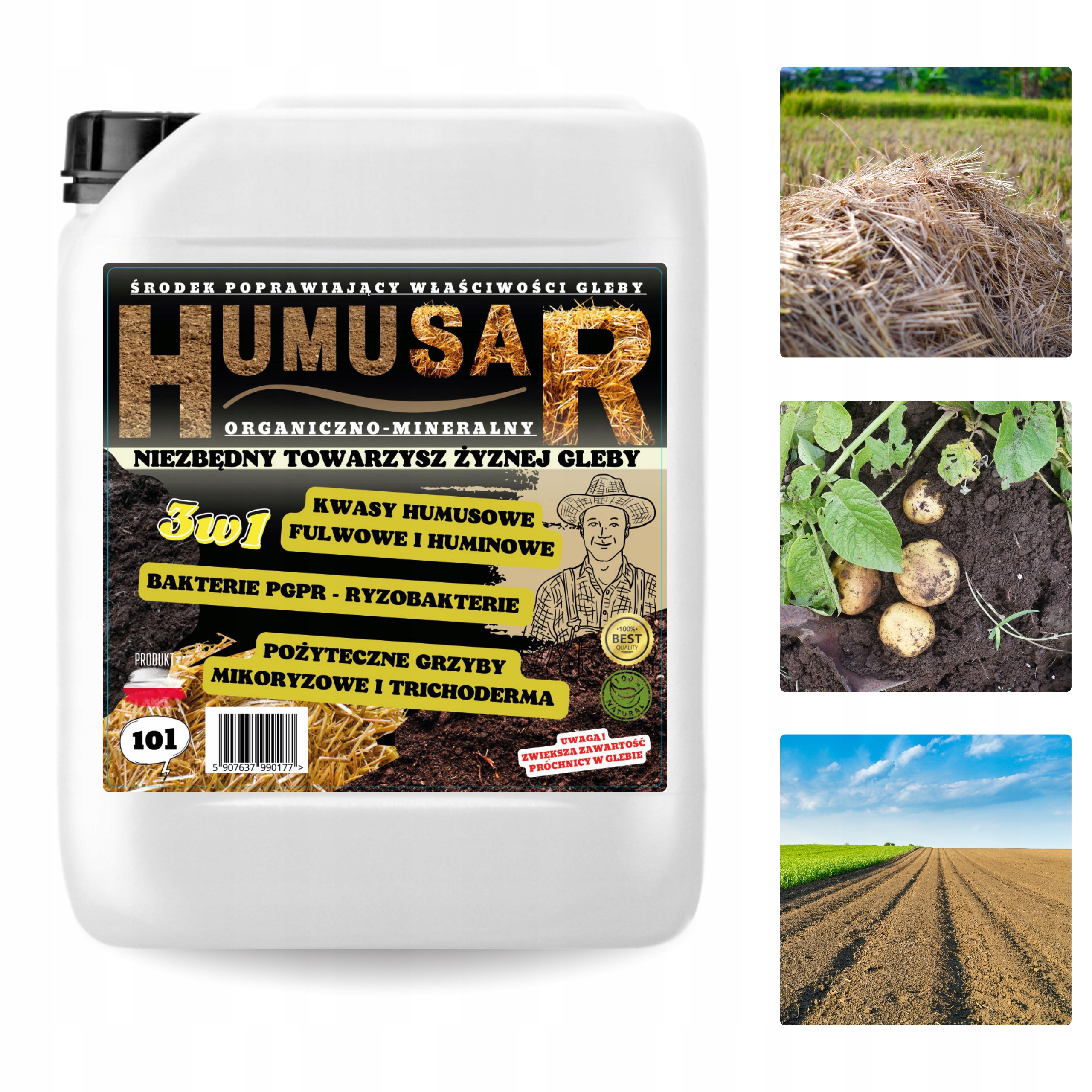 Bakterie pro urychlení rozkladu slámy Humusar 10 l