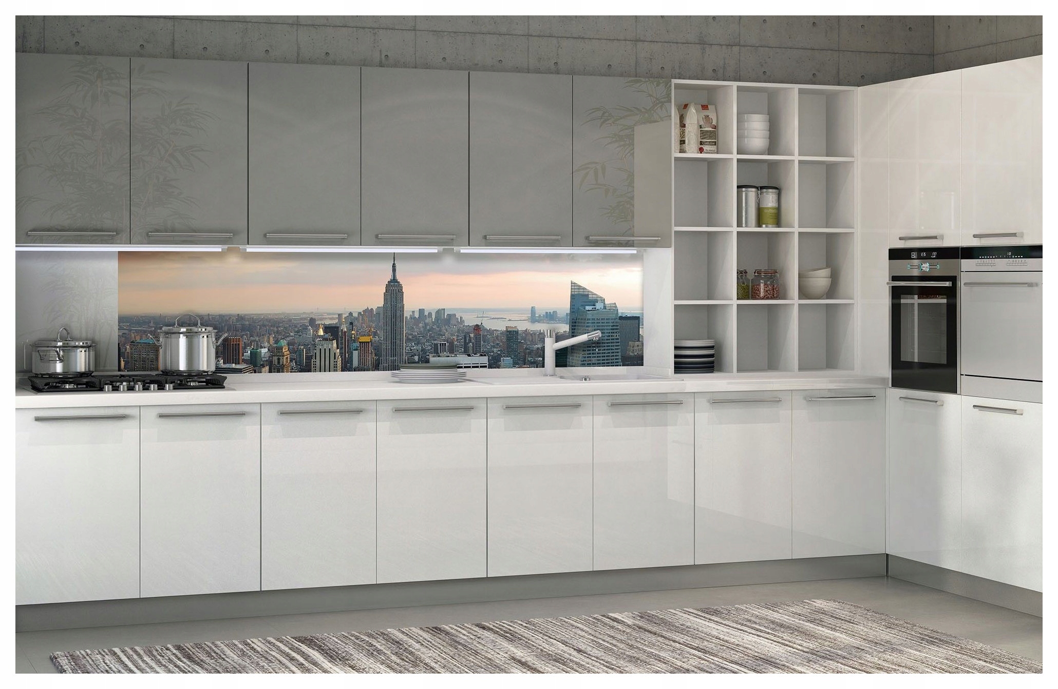 Fototapeta Město mrakodrapy panorama urbanistický sen 250x60 lepidlo