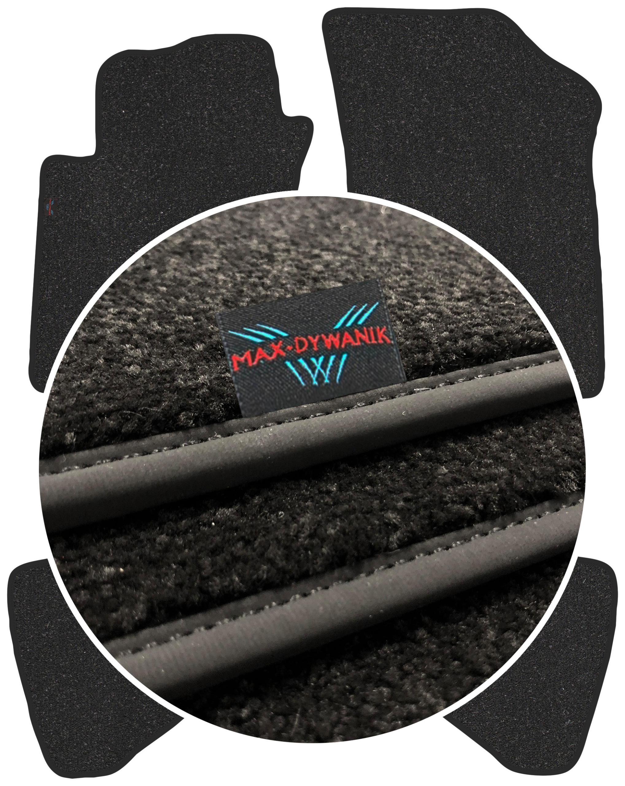 Citroen C1 I 2005-2009 Velurové stěrače do auta