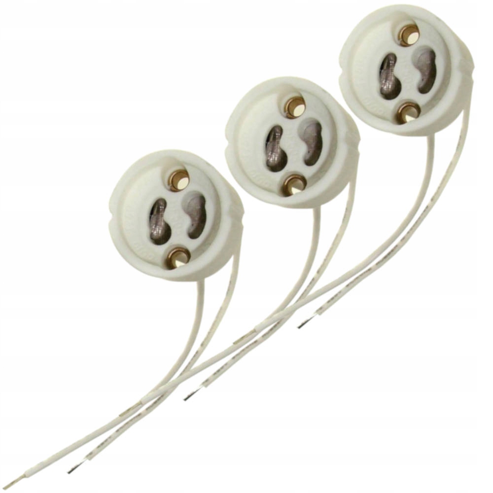 Gniazdo GU10 do żarówka LED i halogenowych 3szt.