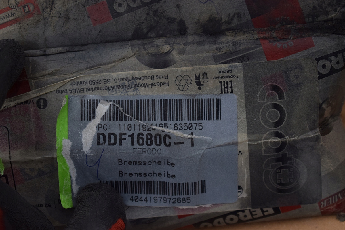 discs brake front VOLVO S60 II V60 and DDF1680C-1 FERODO