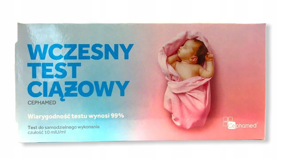 

Wczesny Test Ciążowy Płytkowy Cephamed 99% 1 Szt