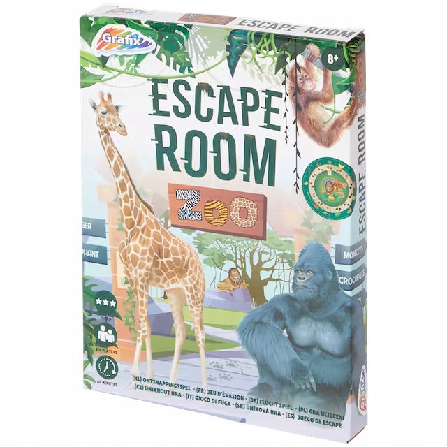 

Gra planszowa dla dzieci Escape Room Zoo Zwierzęta