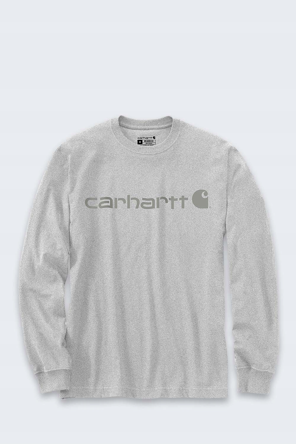 Tričko Carhartt Dearborn Relaxed Ls Logo Heather
