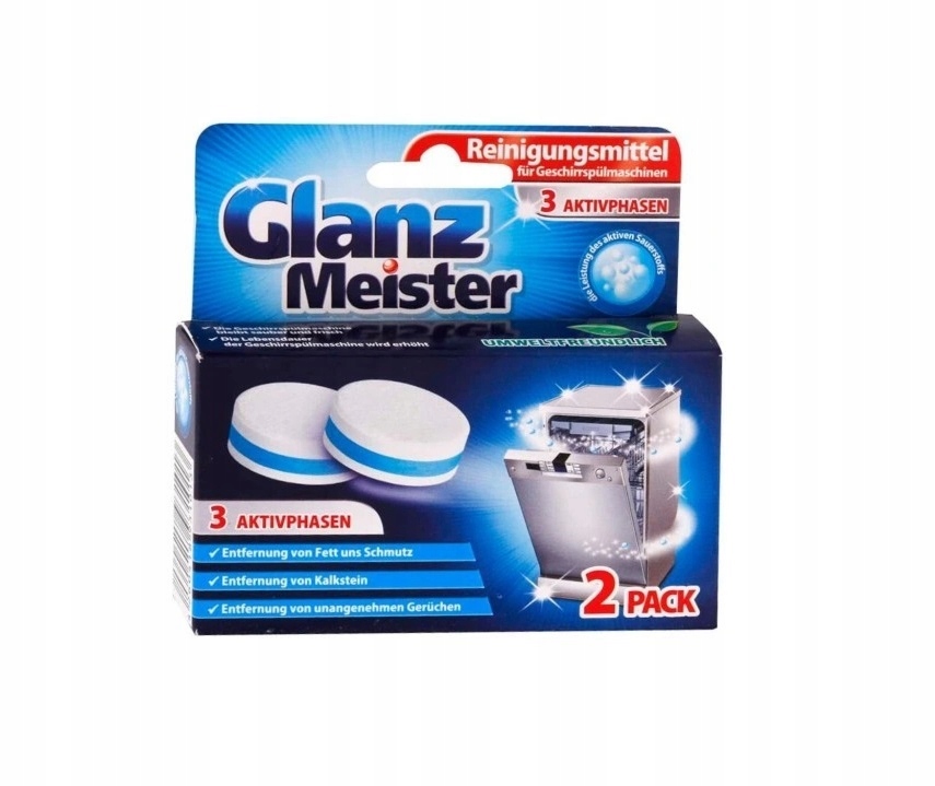

Glanz Meister Czyścik do zmywarki w tabletkach 80g