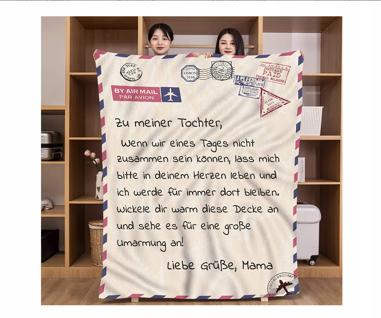 

Dla Córki Od Mamy Kocyk Z Sentencją