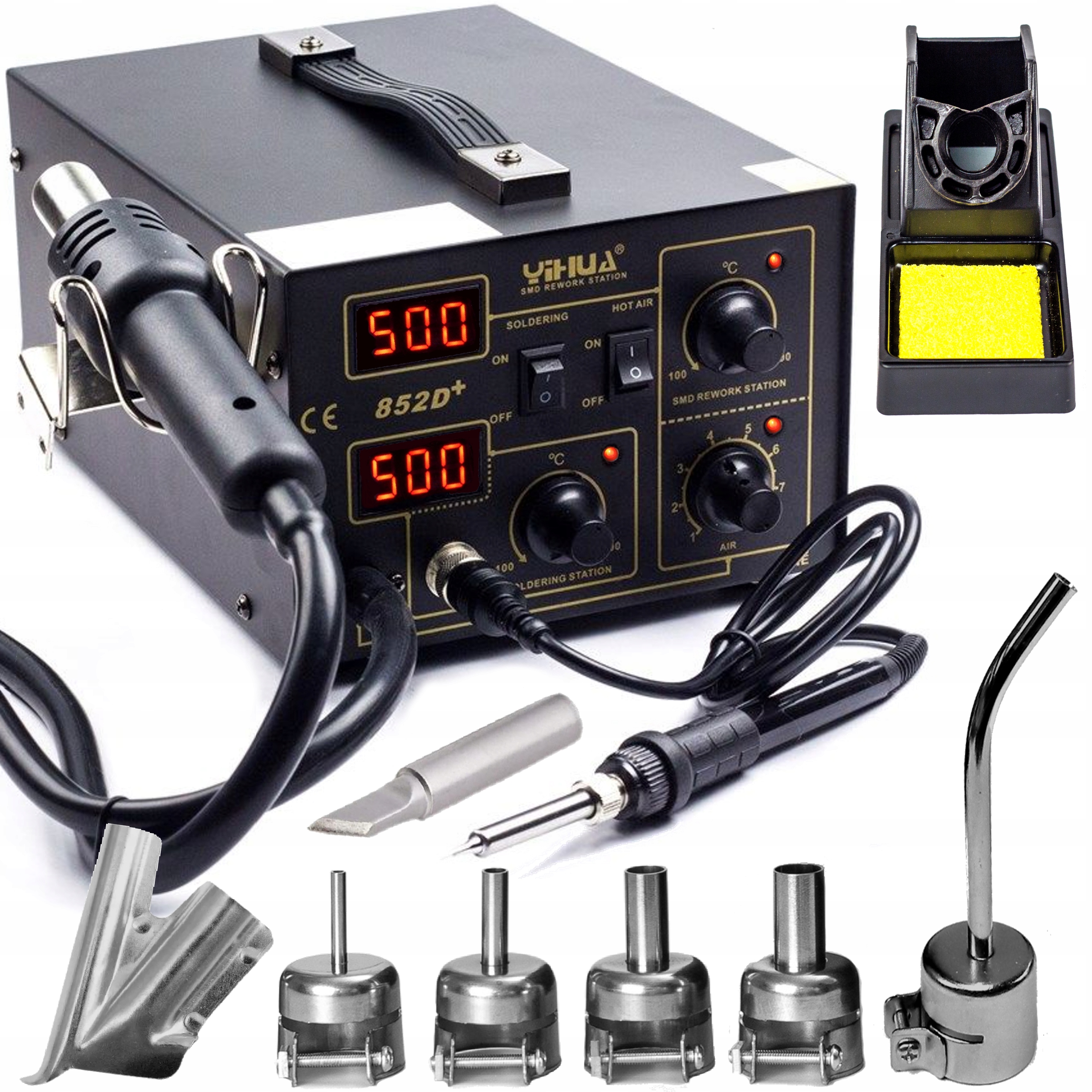 PROFESJONALNA SPAWARKA do PLASTIKU i ZSZYWARKA do PLASTIKU ZGRZEWARKA 852D+ EAN (GTIN) 5904610820889