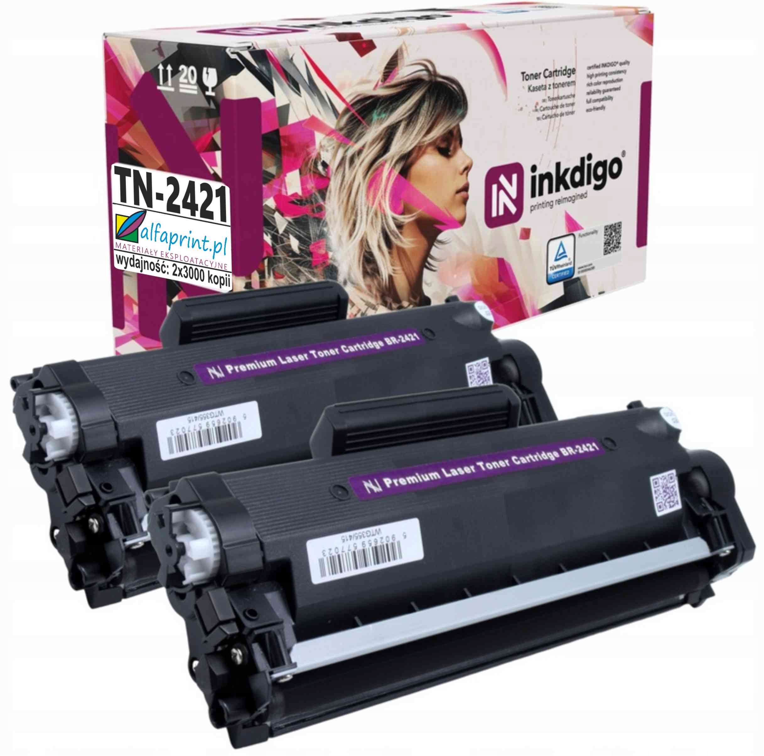 TN-2421 TN-2411 XL do Brother DCP-L2512D HL-L2312 MFC-L2712DW