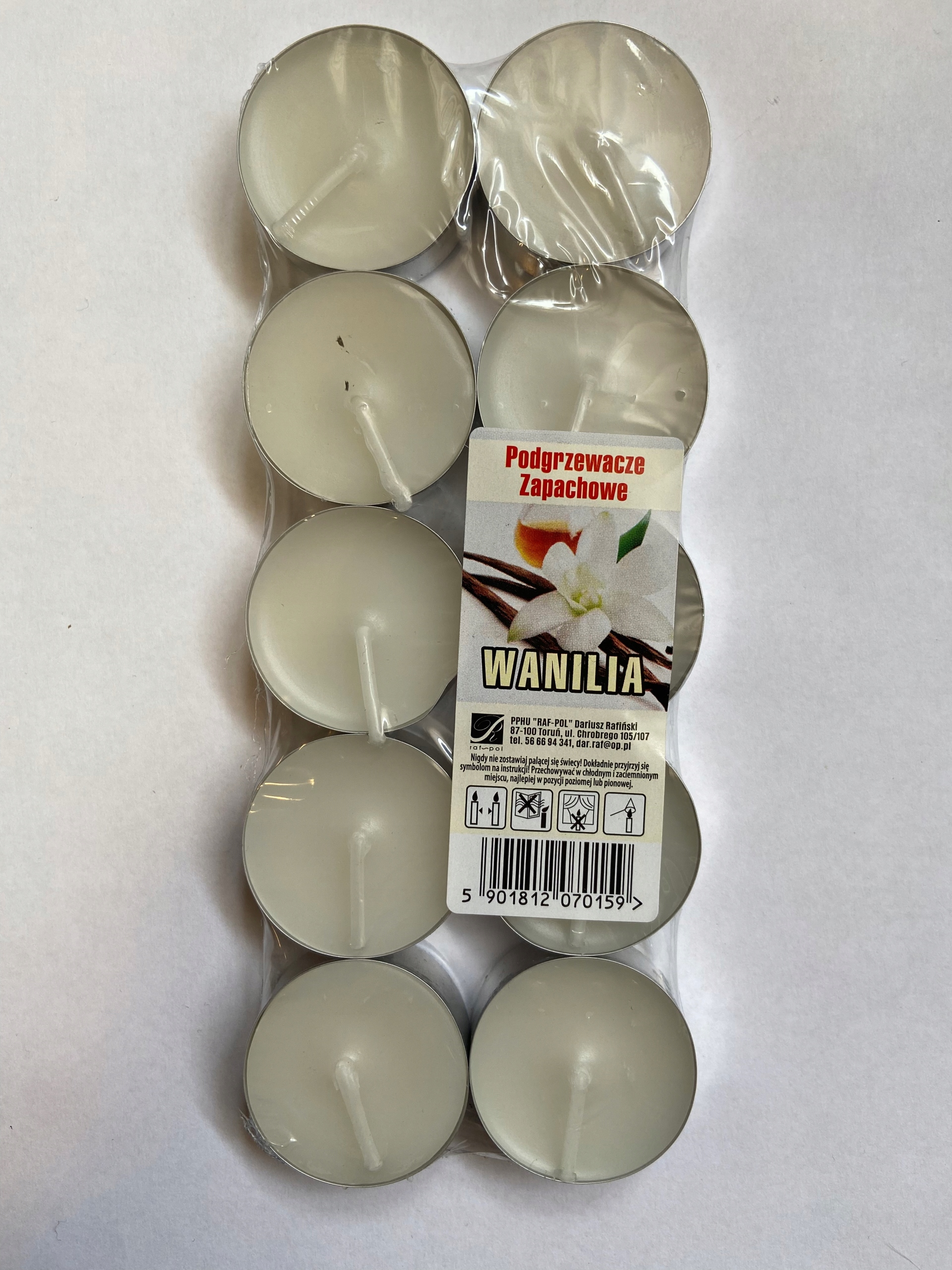 

T-light wanilia ' 10 szt.