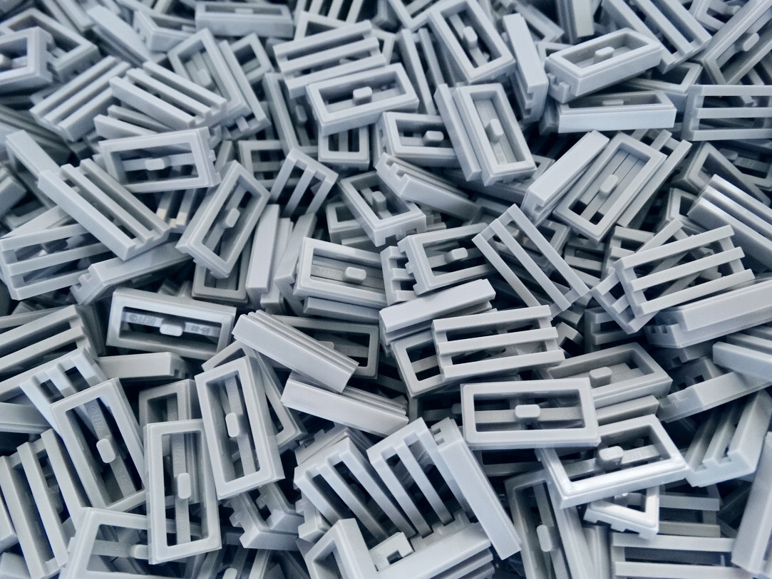 

Lego 2412b płytka kartka 1x2 Lbg 40 szt Nowe