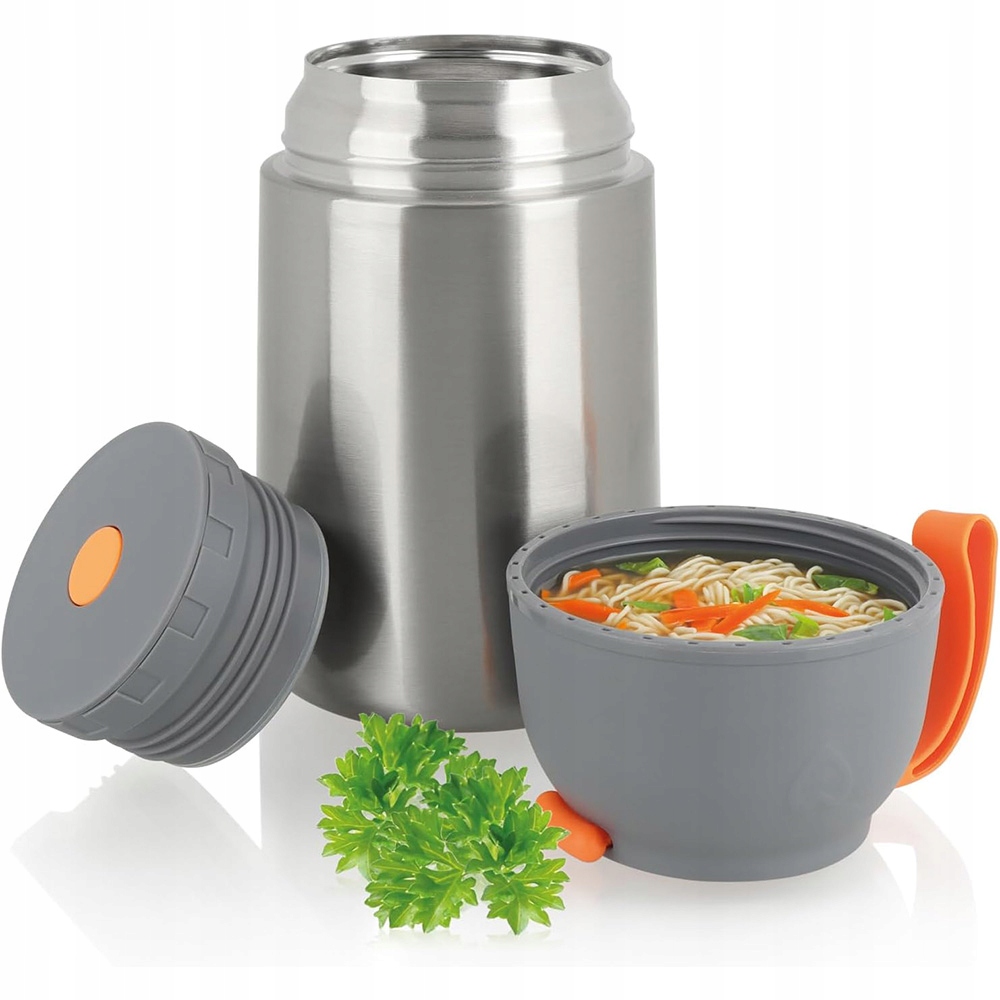 Termos Obiadowy Pojemnik 650 ML Stal Nierdzewna Szczelny Wodoodporny Lunch