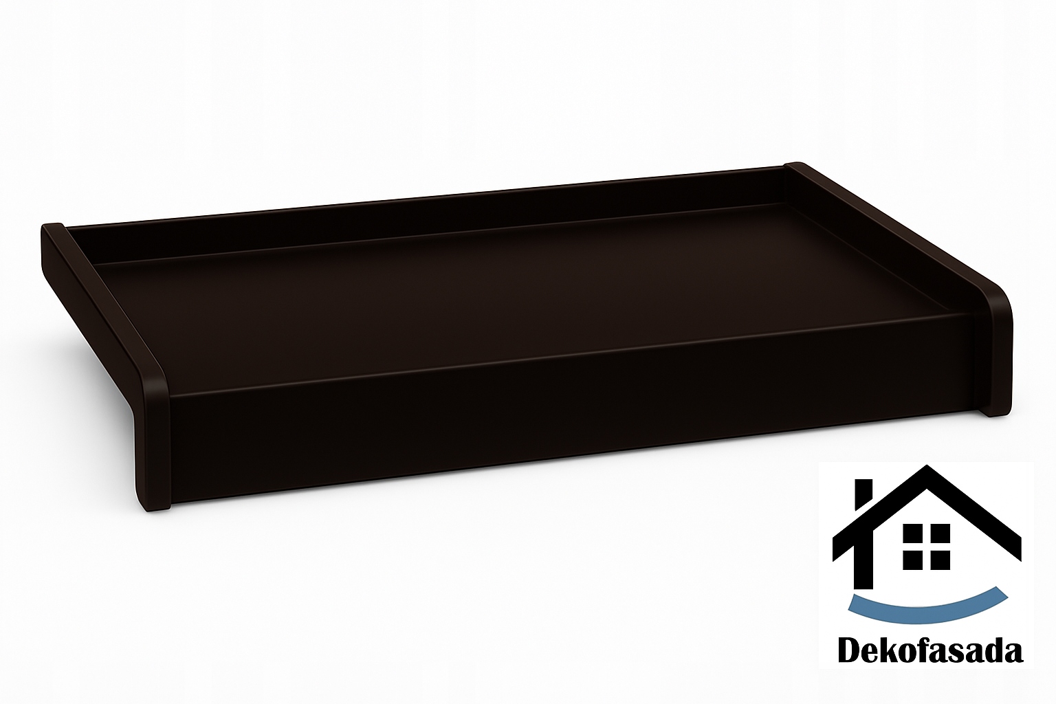 Hliníkový Vnější Parapet Hnědý Ral 8019 Profil Standard 110x35 cm