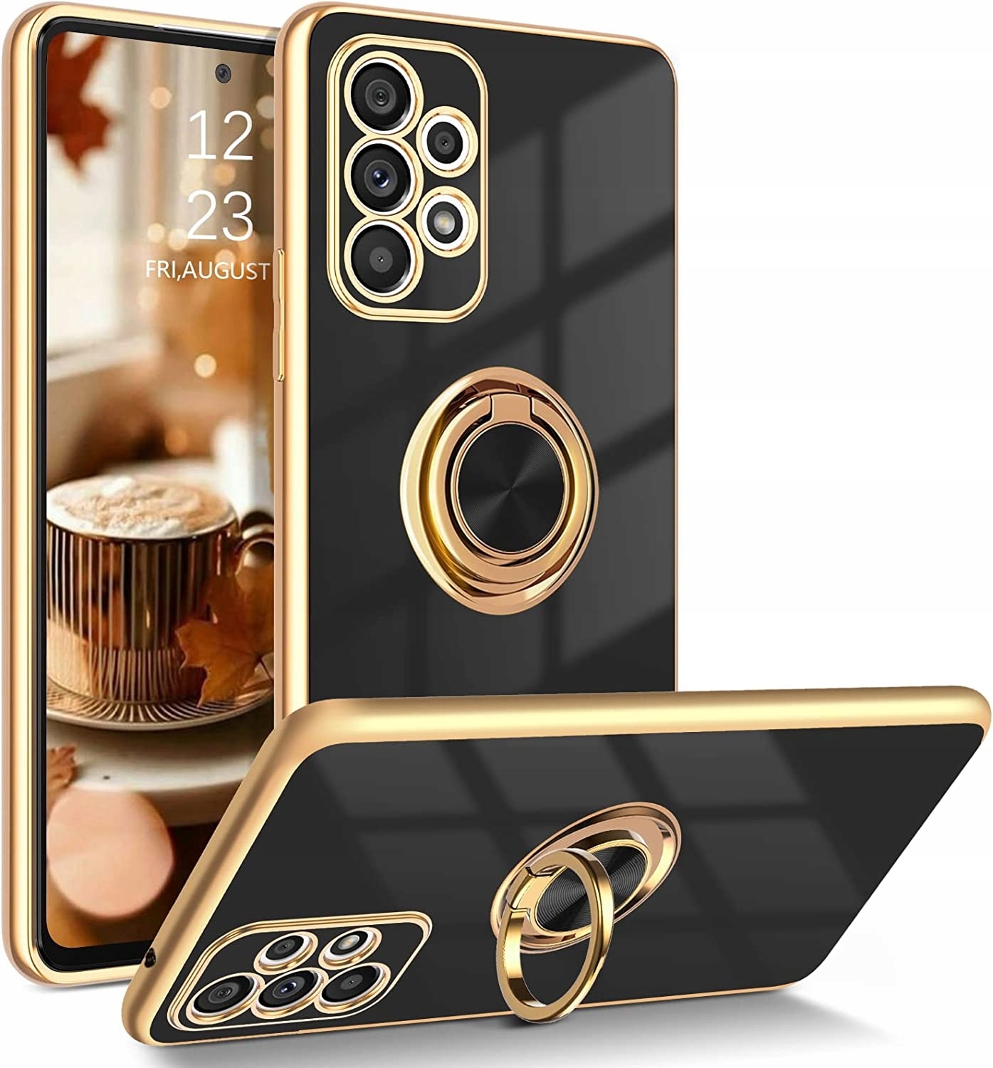 

Etui Plating Ring do Samsung Galaxy A33 5G +szkło