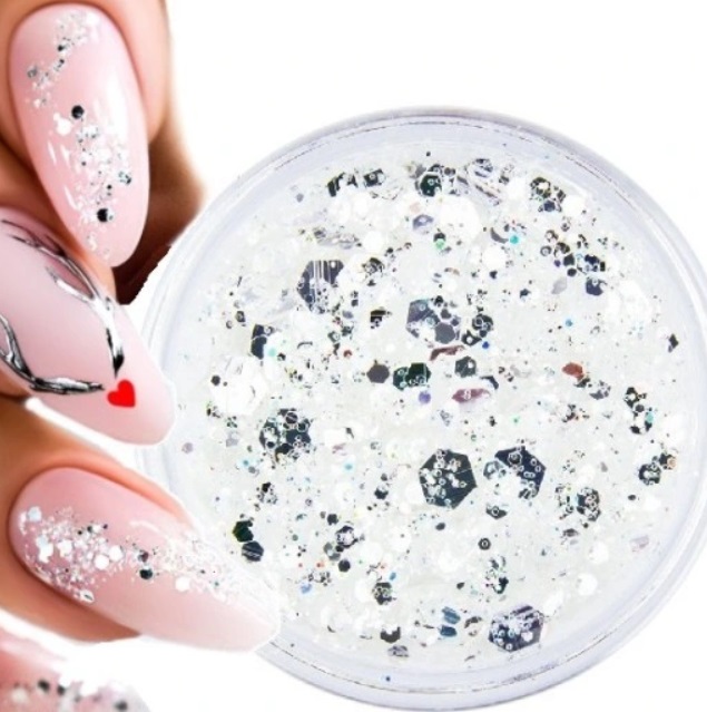 EFEKT BLING PYŁEK PIEGI TRANSPARENTNE CLEAR