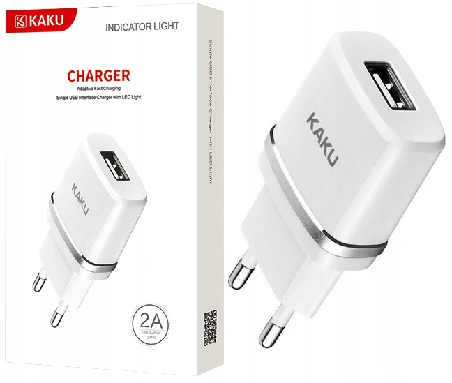

Ładowarka Usb Sieciowa 1xUSB 1A 15W Solidna