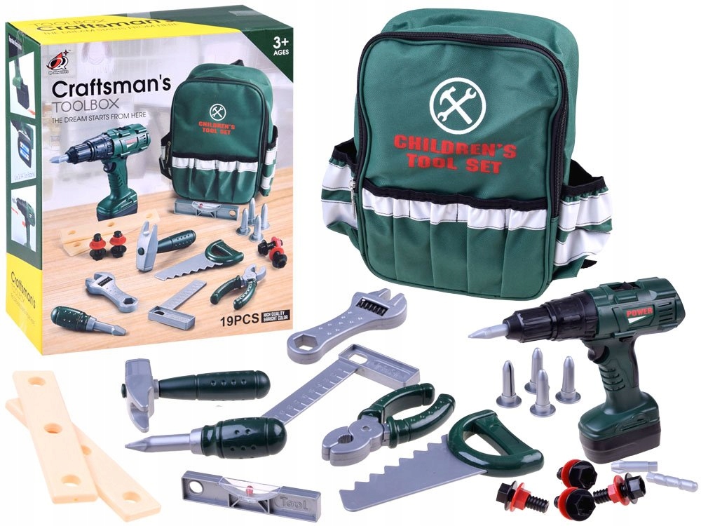 

Plecak Z Narzędziami Dla Dzieci Zestaw Wkrętarka