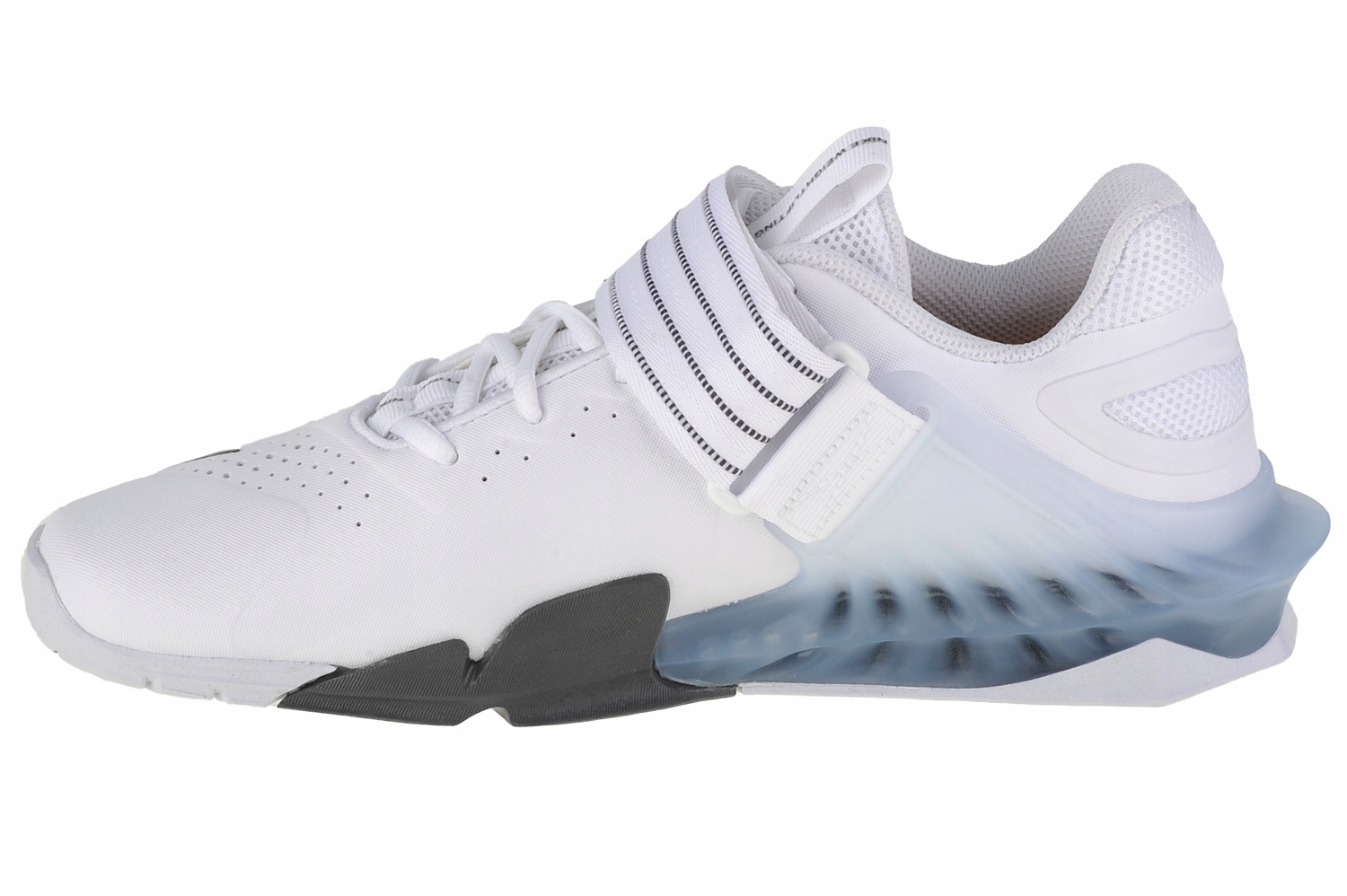 buty do podnoszenia ciężarów nike savaleos white/black-iron grey Biały 42