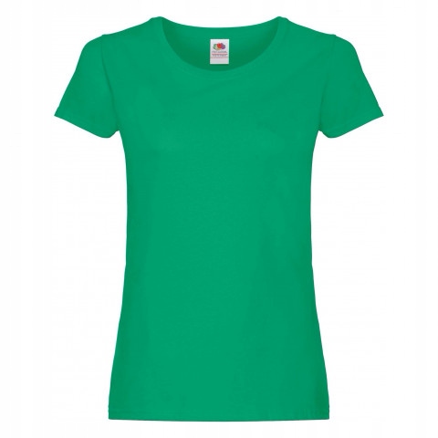 

Tshirt damski koszulka Fruit of Loom Zielony XXL