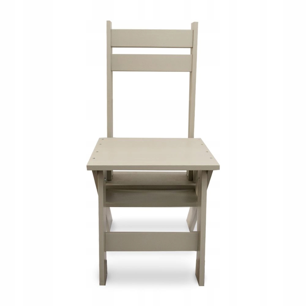 2W1 KRZESŁO SCHODKI TABORET SKŁADANE DREWNIANE KREMOWE WIELOFUNKCYJNE Kod producenta 5905999108926