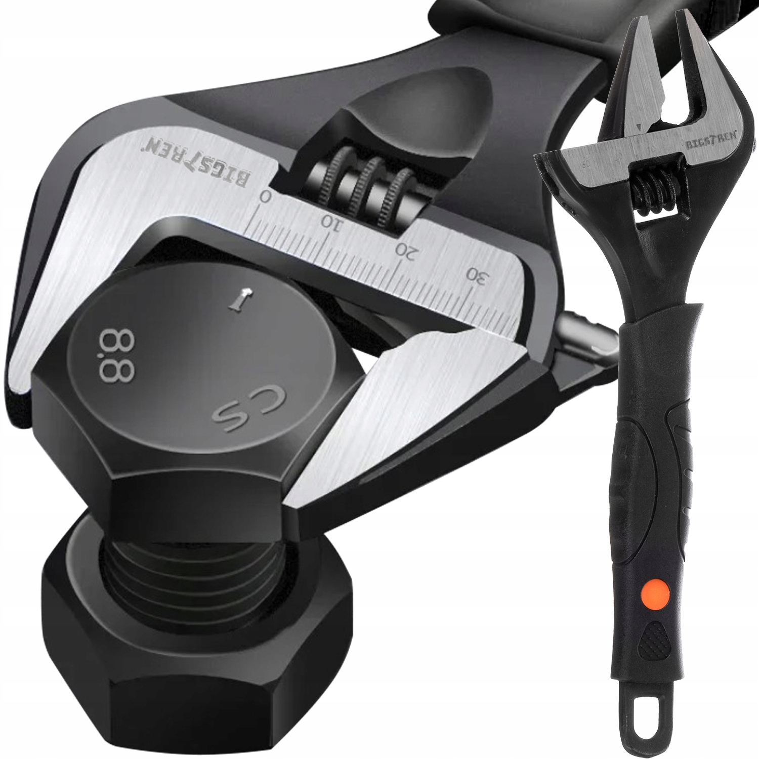 Klucz nastawny francuski szwed belg Bigstren 24283 0-35mm