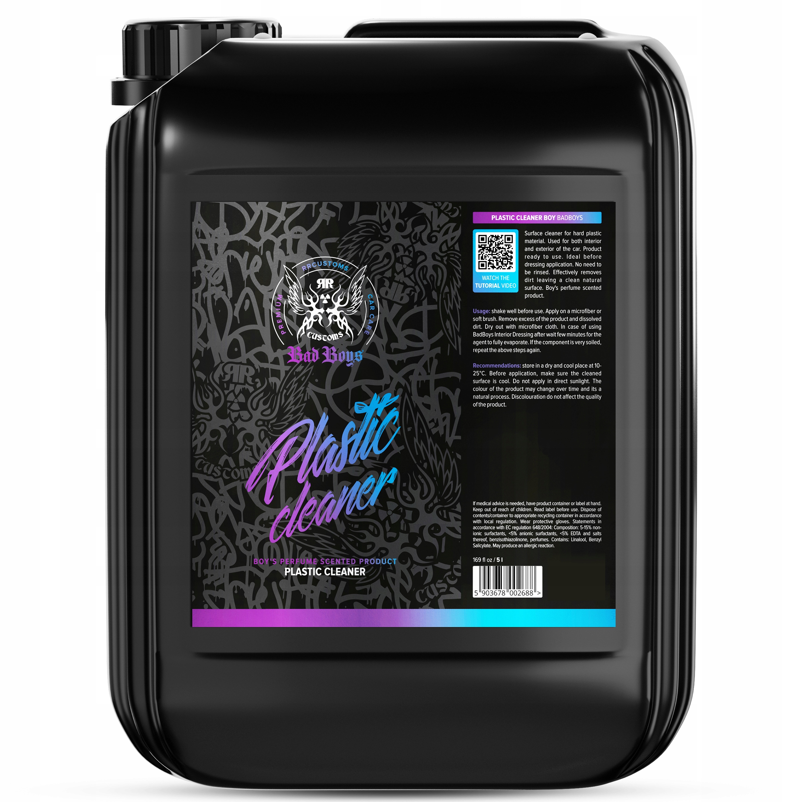 Rr Customs BadBoys Plastic Cleaner Boys 5L Czyszczenie plastików