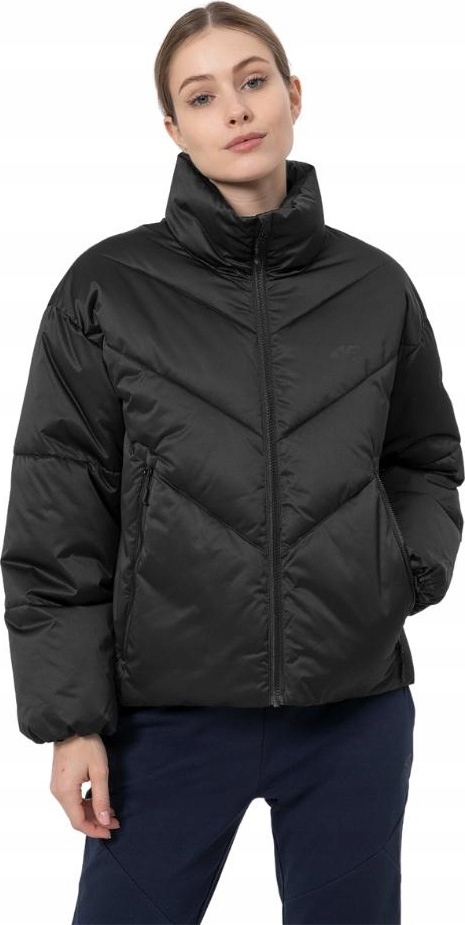 Dámská Bunda 4F Černá H4Z22 KUDP019 20S vel. S