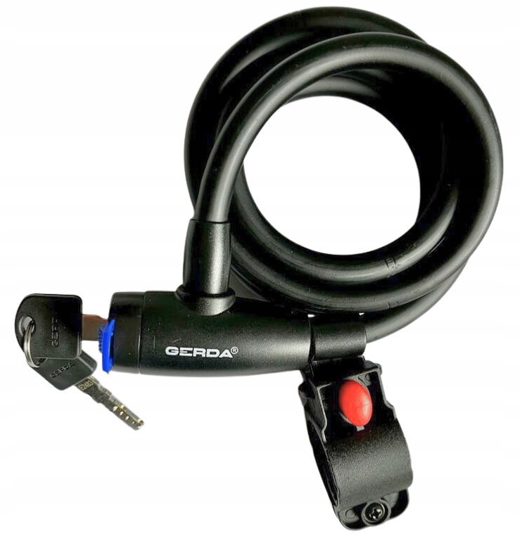 ZAPIĘCIE Rowerowe BLOKADA zabezpieczenie do Roweru Linka GERDA Flex Model Długie zapięcie rowerowe Flex 1800/12T