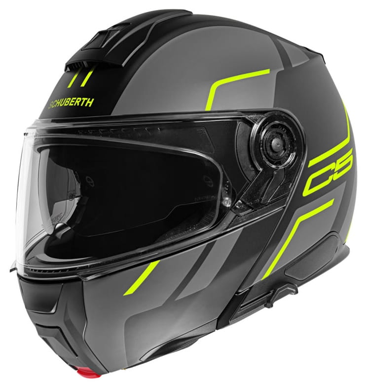 Modulárna Motocyklová Prilba Schuberth C5 Master Žltá Yellow