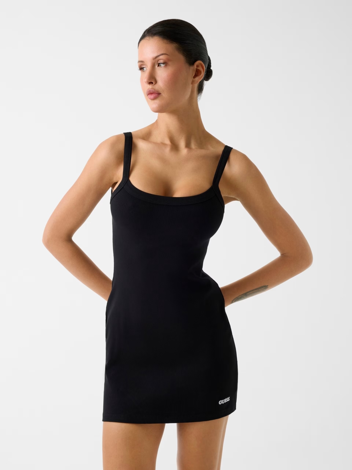 Dámské šaty Guess stella rib short dress