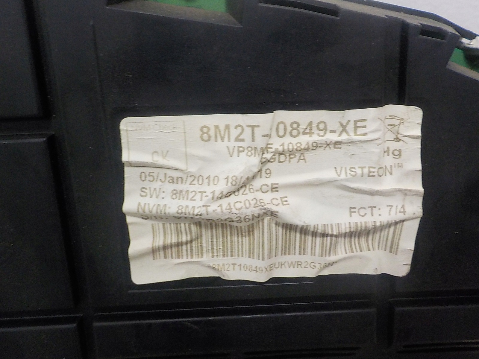 FORD MONDEO IV dials dials 8M2T-10849-XE