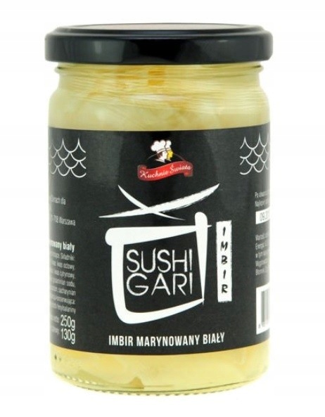 

Imbir Sushi Gari Marynowany Biały 250g