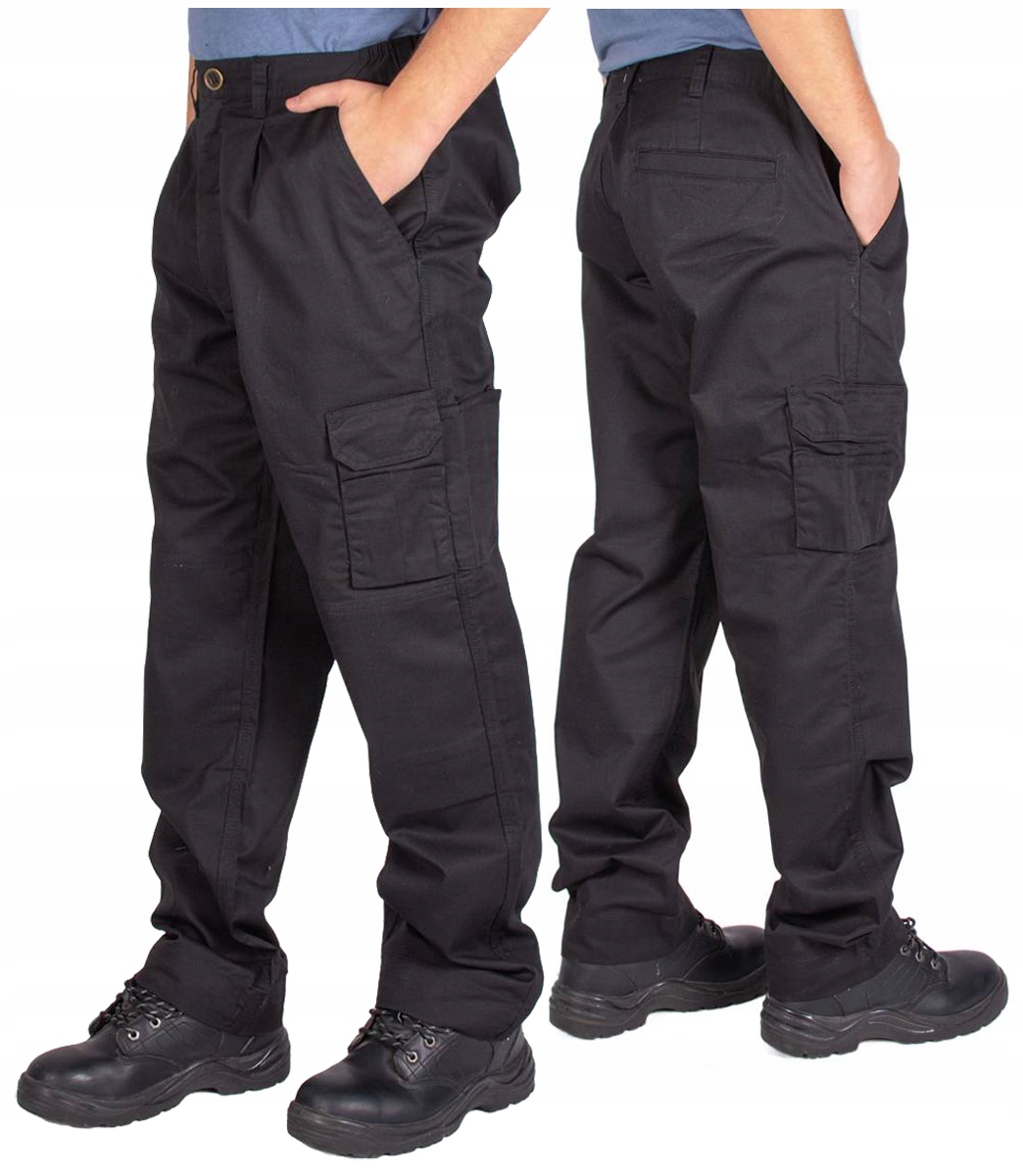 Spodnie Robocze Męskie do pasa z nakolannikami Bhp Firi 38-32 pas 94/100cm