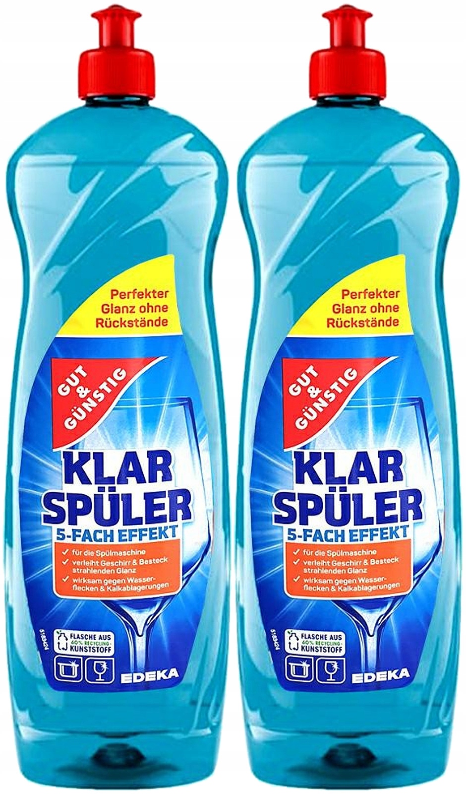 

G&g Nabłyszczacz do Zmywarki 2 x 1L 2L De