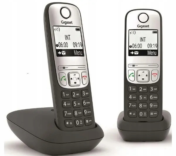 Gigaset A690 DUO Czarno-srebrny