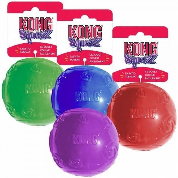 

Kong Squeezz Ball zabawka piłka dla psa L