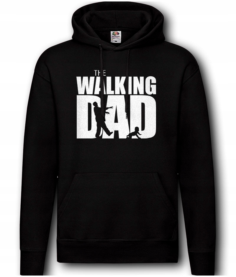 

Gruba Bluza z kapturem Dla taty The walking Dad XL
