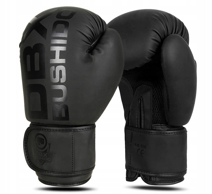 Rękawice bokserskie Mat Black Bushido 12 oz