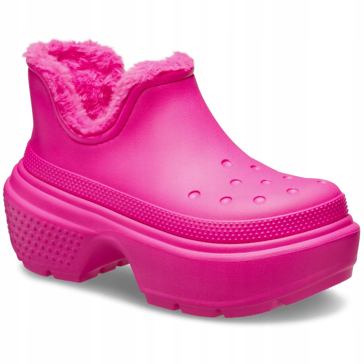 Crocs Dámské zateplené Kotníkové Boty na platformě Stomp Lined Shorty Boot 38-39