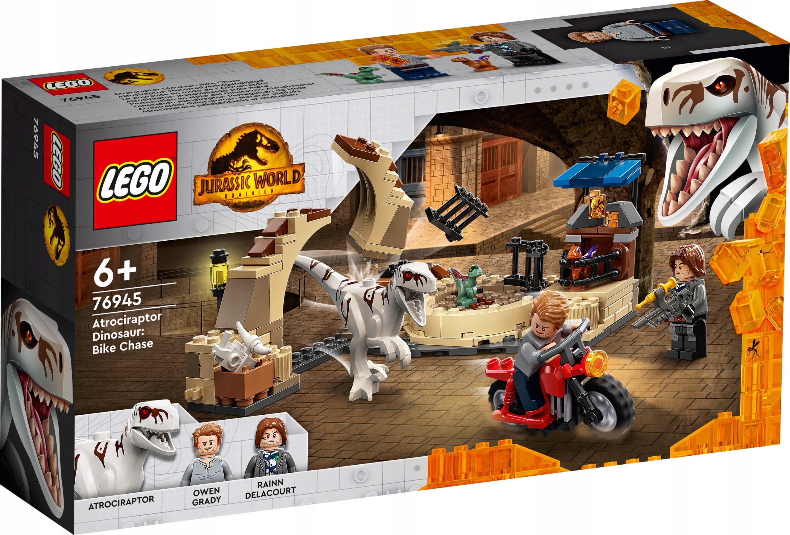 

Lego Jurassic World Atrociraptor: pościg 76945