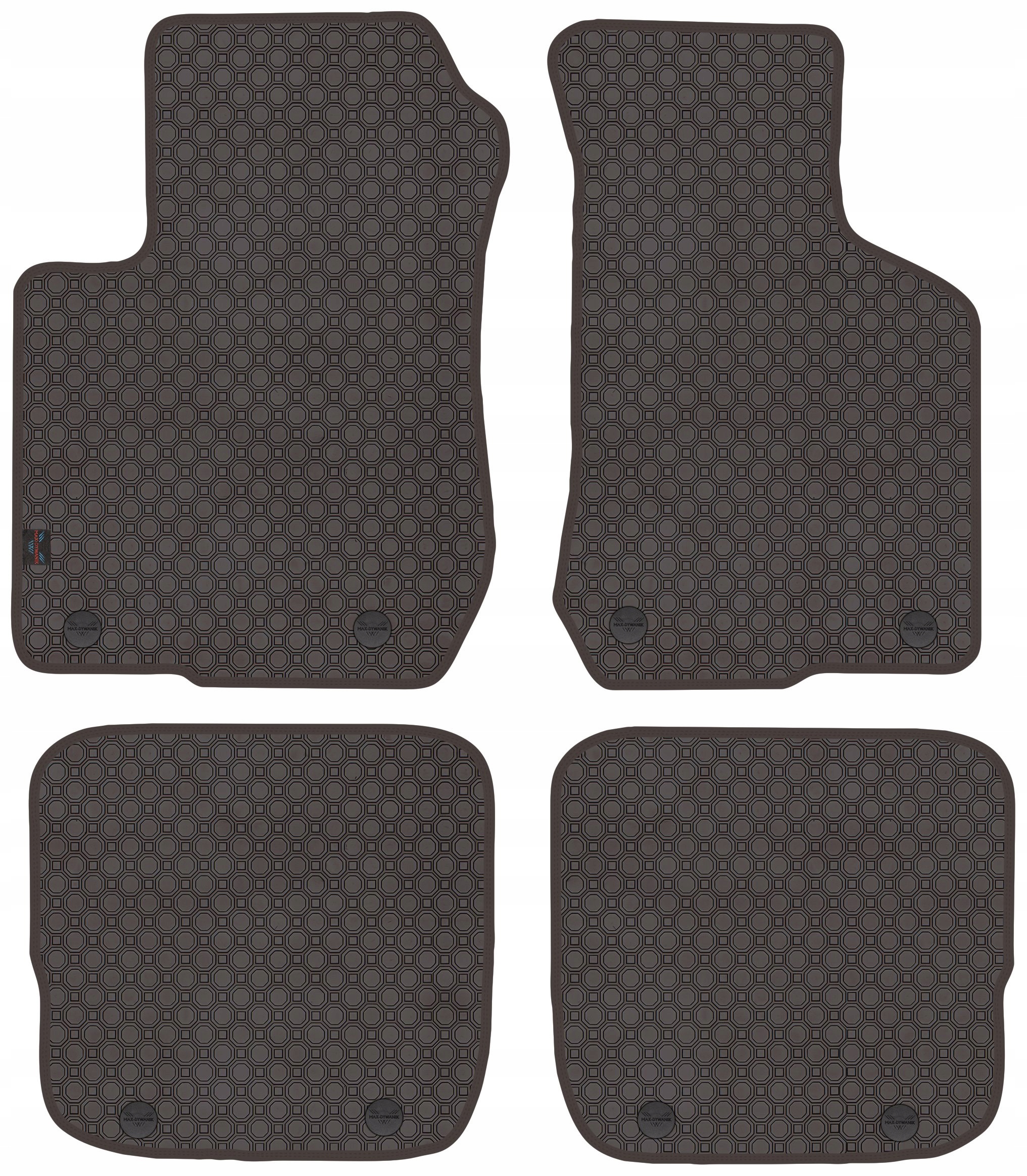 Audi A3 8L 1996-2003 Gumové koberce Bronzové