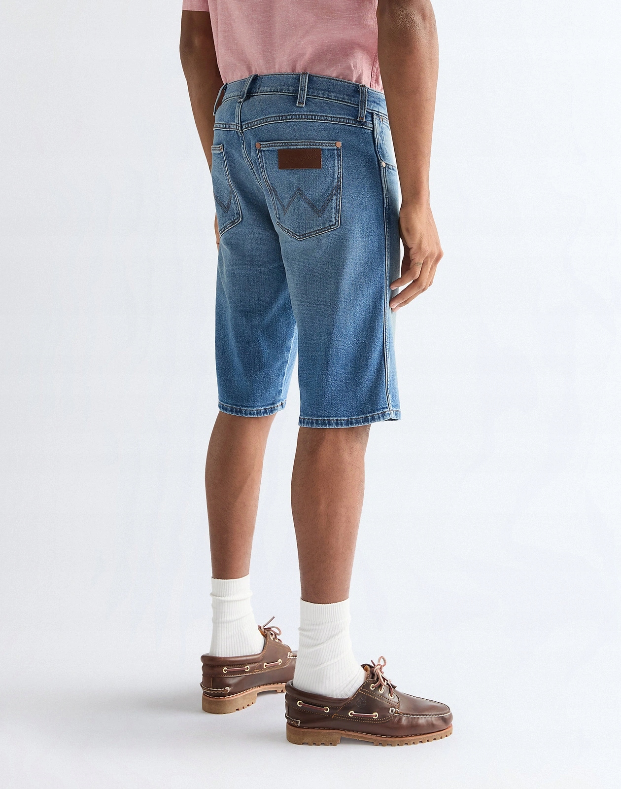 Pánské kraťasy kraťasy Wrangler Colton Shorts Harbor Blue 112378707 W36