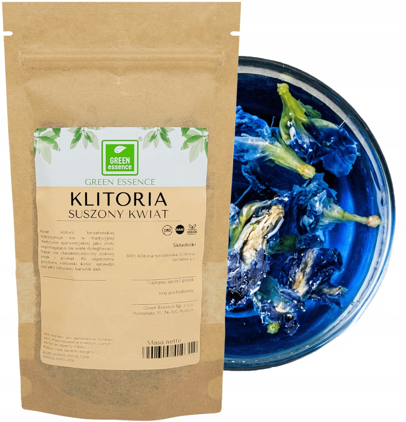Levně Green Essence Ternatská klinika čaj Butterfly Pea Tea 25 g