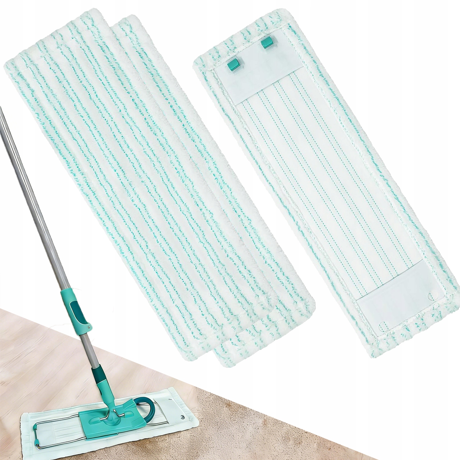 Vyměnitelná utěrka na mop z mikrovlákna, vhodná pro Leifheit Profi XL