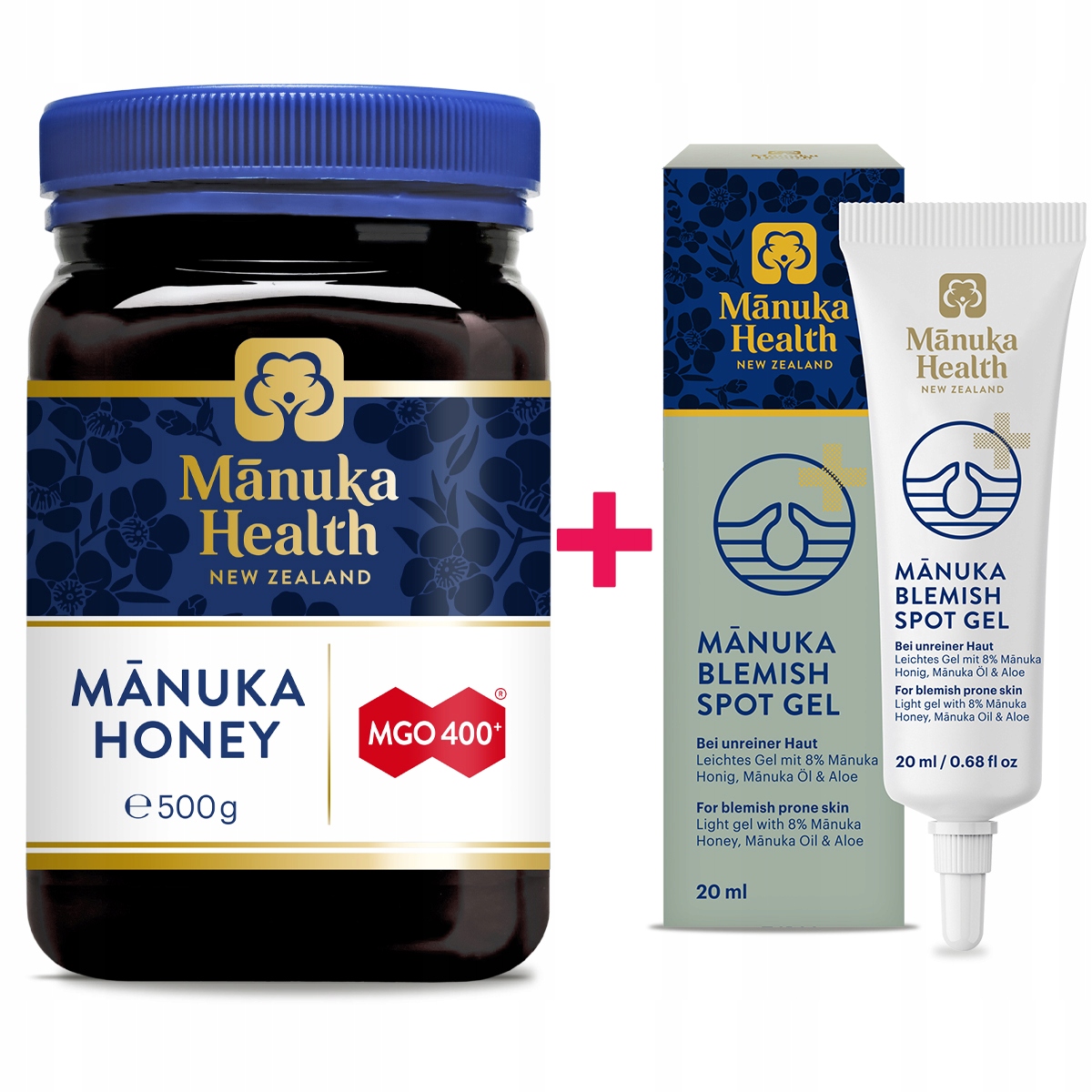 Miód Manuka Mgo 400+ Manuka Health Żel punktowy na niedoskonałości skóry