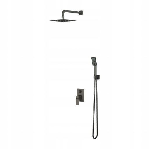 Podomietková Sprchová Zostava Grafitová S Batériou