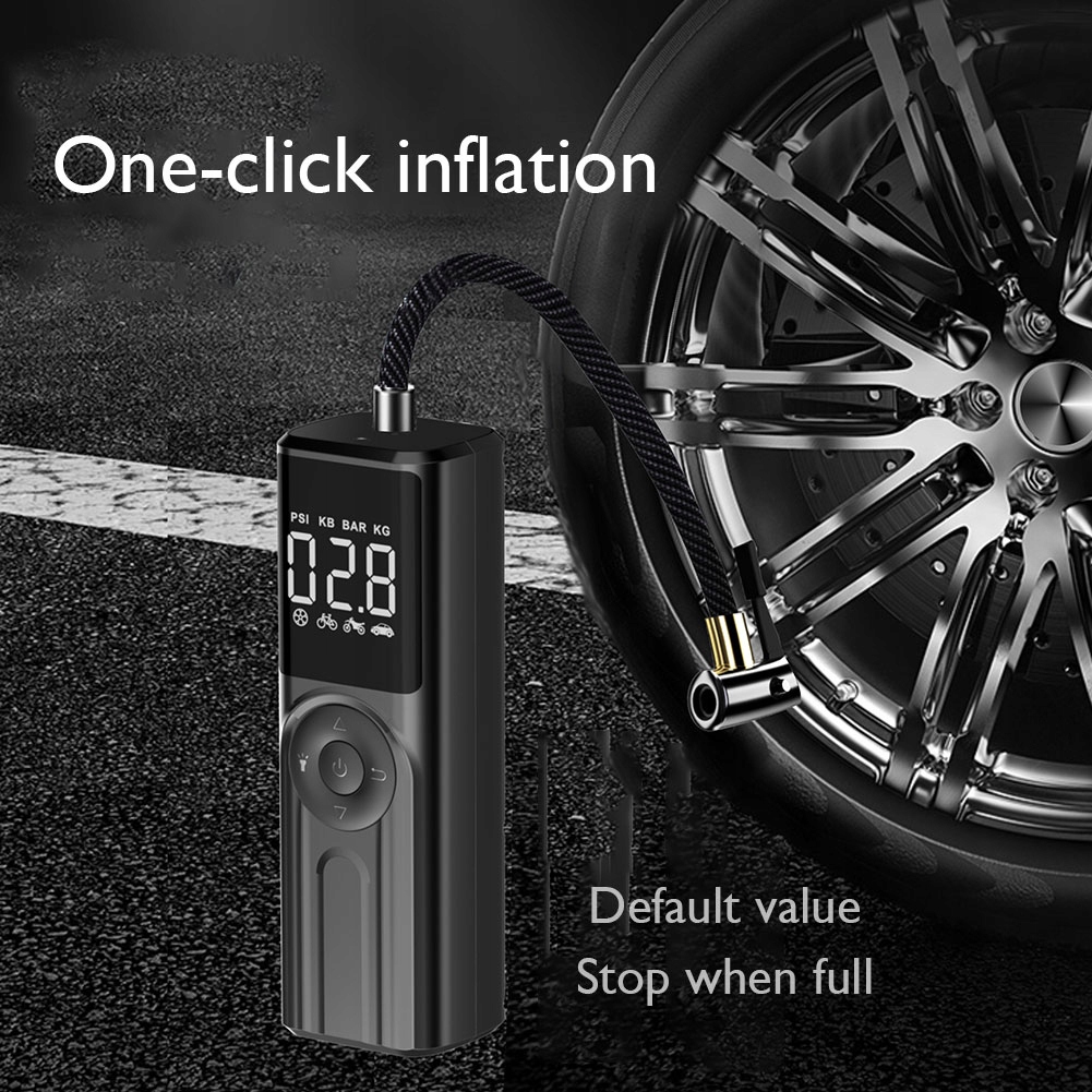 Мини-электрический автомобильный цифровой воздушный насос